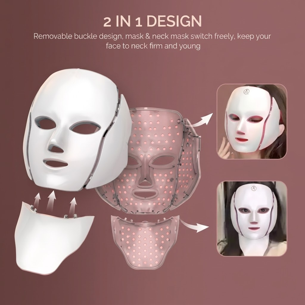 lumaNYC Light & Glow™ LED Face Mask