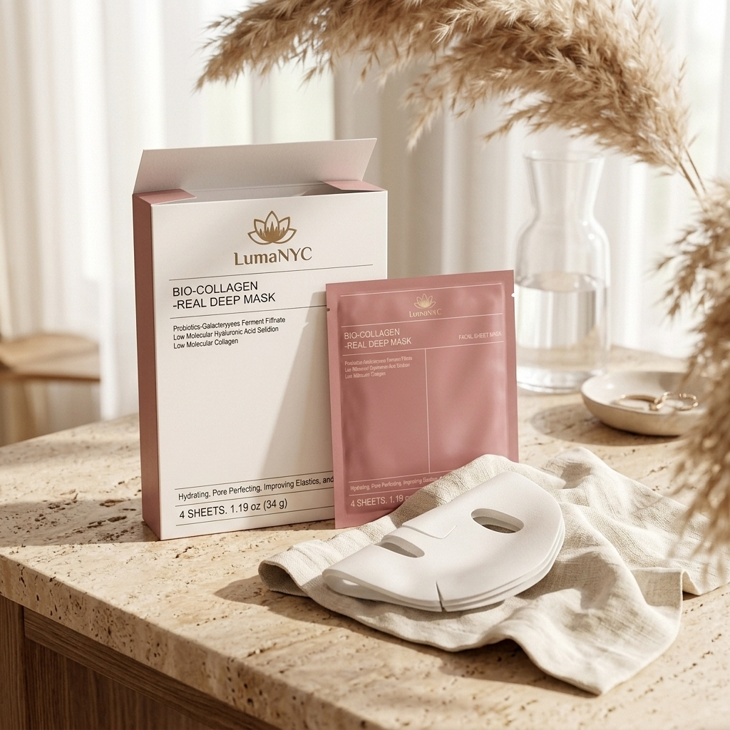 LumaNYC Glass Collagen — vanity lifestyle