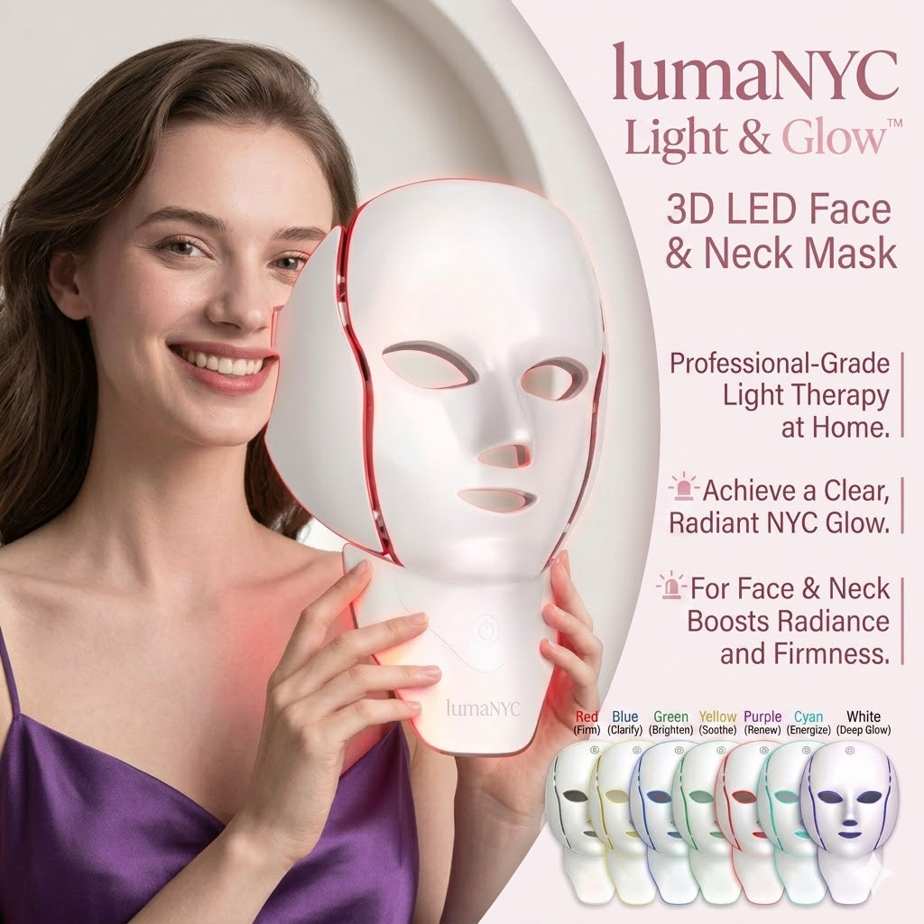 lumaNYC Light & Glow™ LED Face Mask